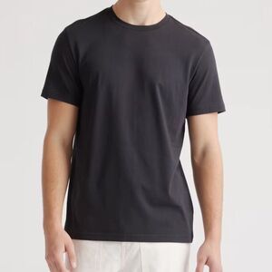 Quince‎ Cotton Modal Crew Neck Tee Size Small
Color Black New With Tags